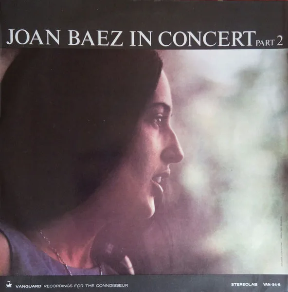 Capa de Joan Baez — In Concert Part 2
