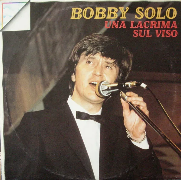 Capa de Bobby Solo — Una Lacrima Sul Viso