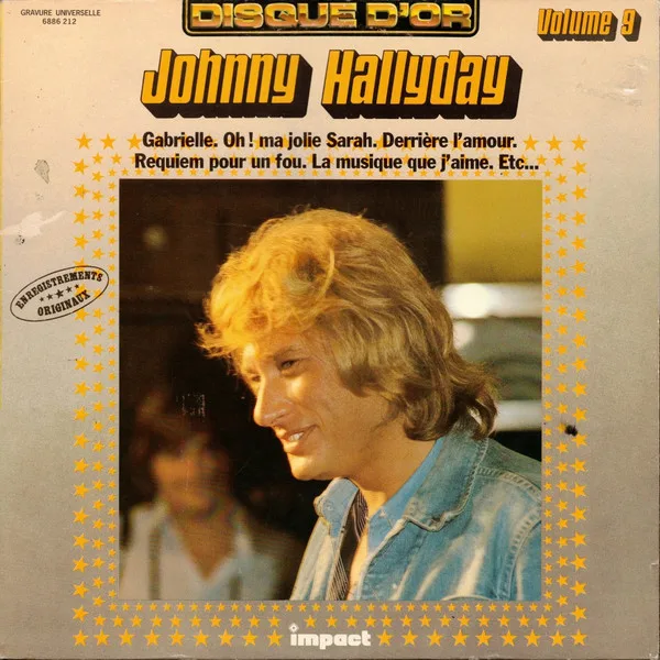 Capa de Johnny Hallyday — Volume 9
