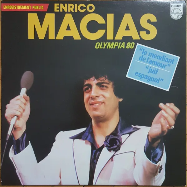 Capa de Enrico Macias — Olympia 80