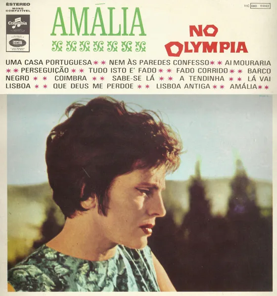 Capa de Amália* — Amália No Olympia