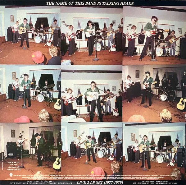 Capa de Talking Heads — The Name Of This Band Is Talking Heads