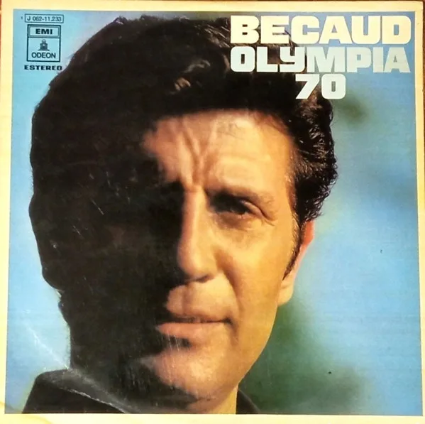 Capa de Gilbert Bécaud — Gilbert Bécaud A L'Olympia 1970