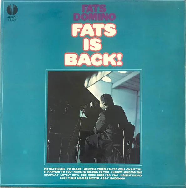 Capa de Fats Domino — Fats Is Back
