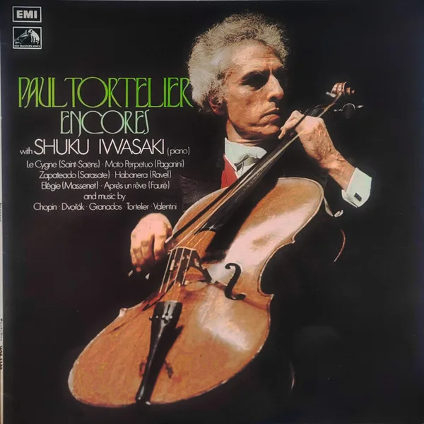 Capa de Paul Tortelier With Shuku Iwasaki — Encores