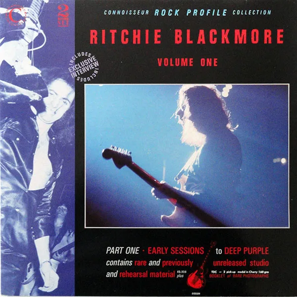 Capa de Ritchie Blackmore — Connoisseur Rock Profile Collection Volume One