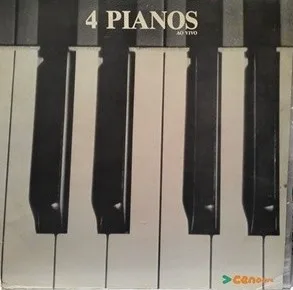 Capa de Luba Hatzkevich, António Victorino D'Almeida, Axel Zwingenberger, Walter Civitareale — 4 Pianos (Ao Vivo)