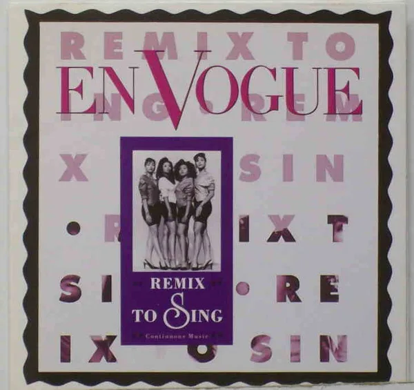 Capa de En Vogue — Remix To Sing