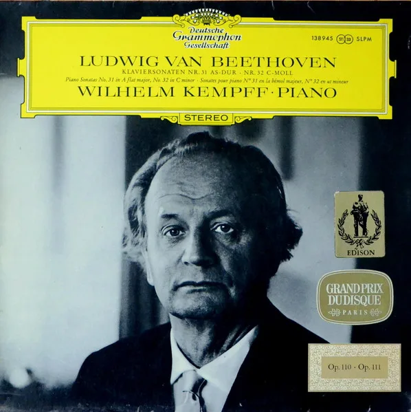 Capa de Ludwig Van Beethoven, Wilhelm Kempff — Klaviersonate Nr. 31 As-dur Op. 110 / Klaviersonate Nr. 32 C-moll Op. 111