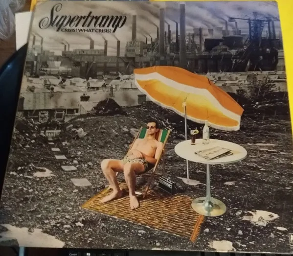 Capa de Supertramp — Crisis? What Crisis?