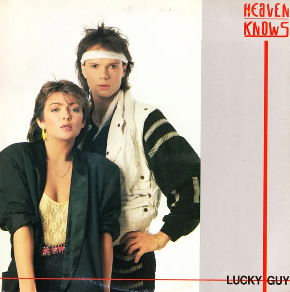 Capa de Heaven Knows — Lucky Guy / Chain Reaction
