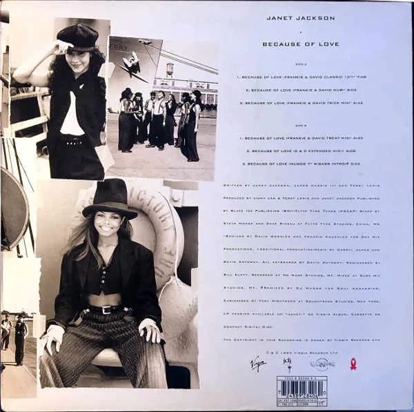 Capa de Janet Jackson — Because Of Love