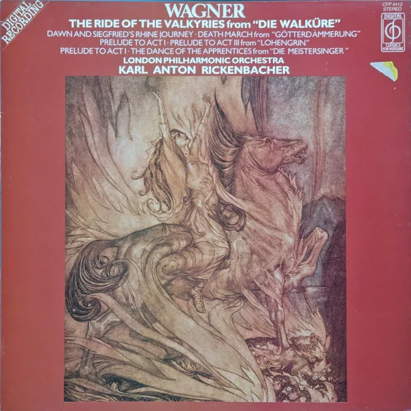 Capa de Wagner*, London Philharmonic Orchestra*, Karl Anton Rickenbacher — Wagner Orchestral Works