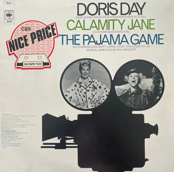 Capa de Doris Day, Howard Keel, John Raitt, Carol Haney, Eddie Foy, Jr. — Doris Day Sings Songs From Calamity Jane & The Pajama Game