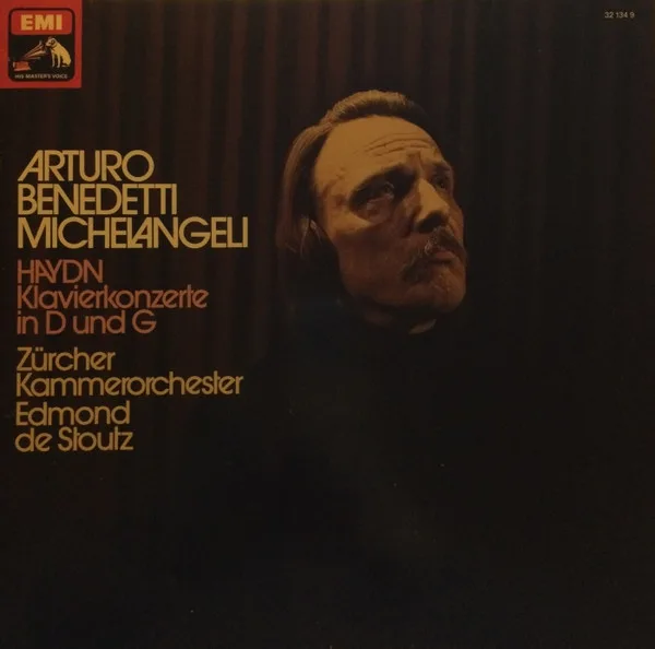 Capa de Arturo Benedetti Michelangeli, Zürcher Kammerorchester, Edmond De Stoutz — Haydn