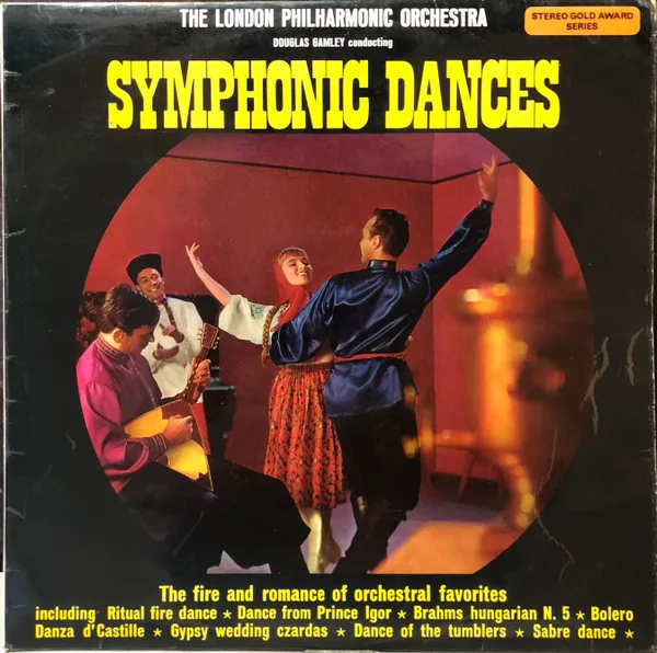 Capa de The London Philharmonic Orchestra Conducted By Douglas Gamley — Symphonic Dances