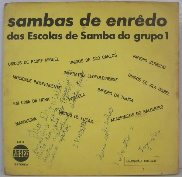 Capa de Various — Sambas De Enrêdo Das Escolas De Samba Do Grupo 1