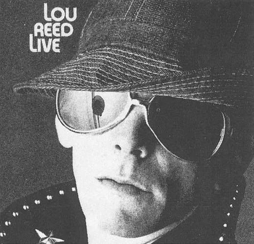 Capa de Lou Reed — Lou Reed Live