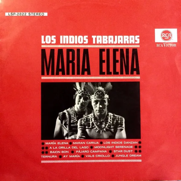 Capa de Los Indios Tabajaras — Maria Elena