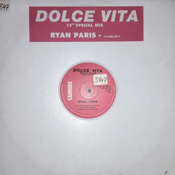 Capa de Ryan Paris — Dolce Vita