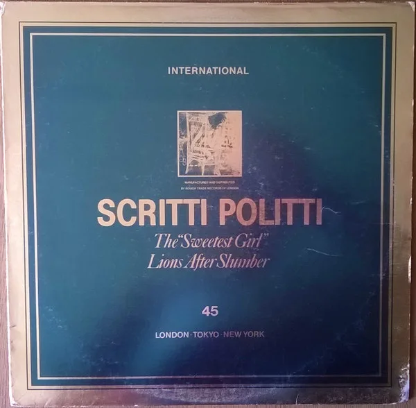 Capa de Scritti Politti — The 