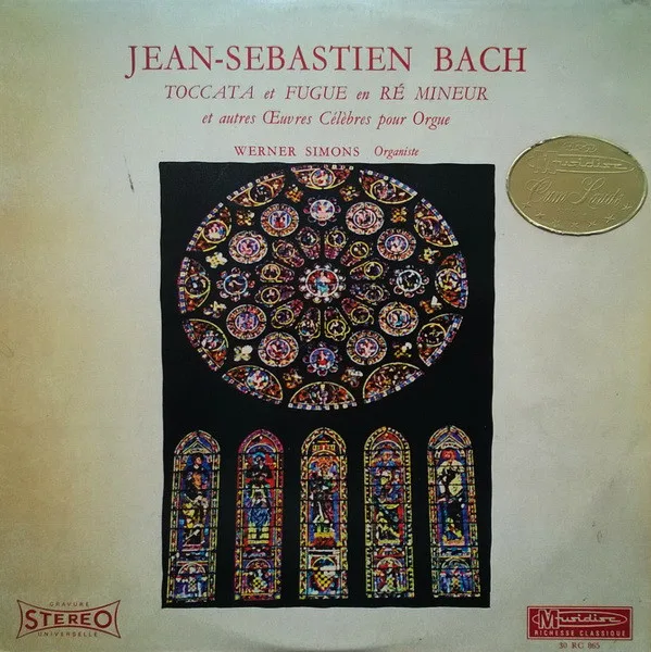 Capa de Jean-Sebastien Bach* — Werner Simons