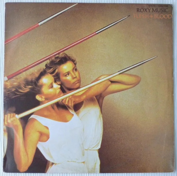 Capa de Roxy Music — Flesh + Blood