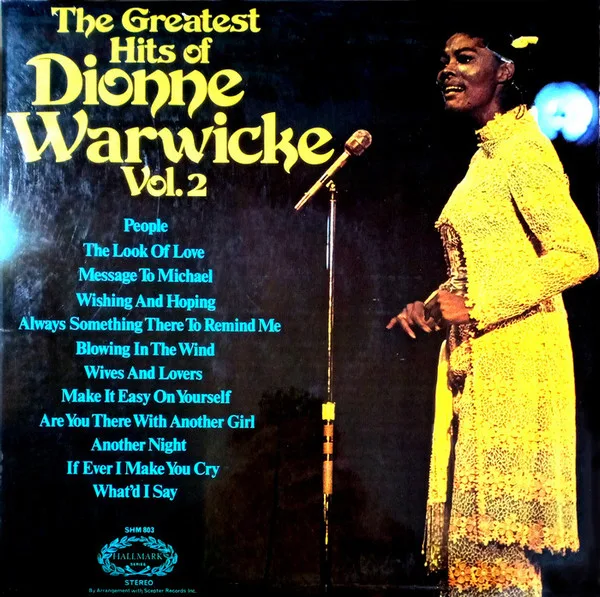 Capa de Dionne Warwicke* — The Greatest Hits Of Dionne Warwicke Vol. 2