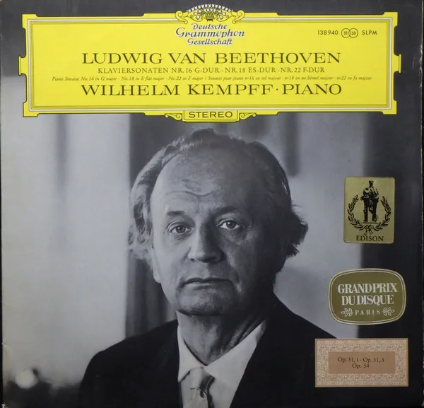 Capa de Ludwig van Beethoven — Wilhelm Kempff
