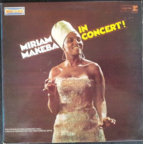 Capa de Miriam Makeba — In Concert