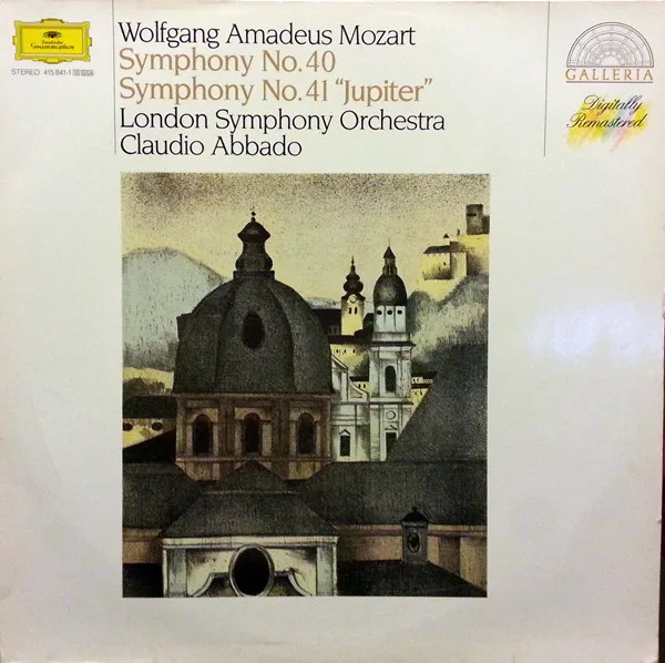 Capa de Wolfgang Amadeus Mozart, London Symphony Orchestra*, Claudio Abbado — Symphony No. 40 / Symphony No. 41 "Jupiter"