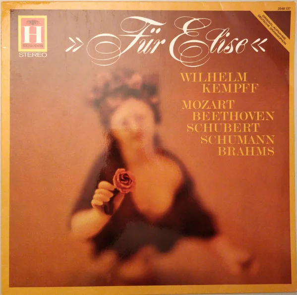 Capa de Wilhelm Kempff — Mozart* · Beethoven* · Schubert* · Schumann* · Brahms*