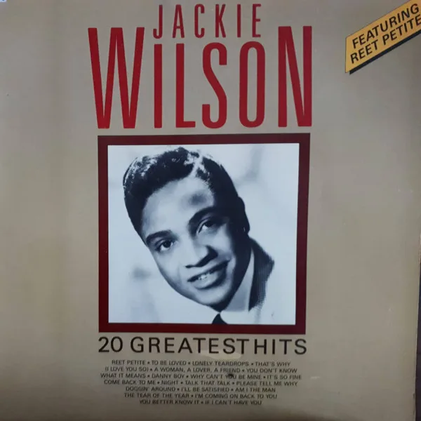 Capa de Jackie Wilson — 20 Greatest Hits