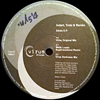 Capa de Indart, Trotz & Rando — Ebola E.P.