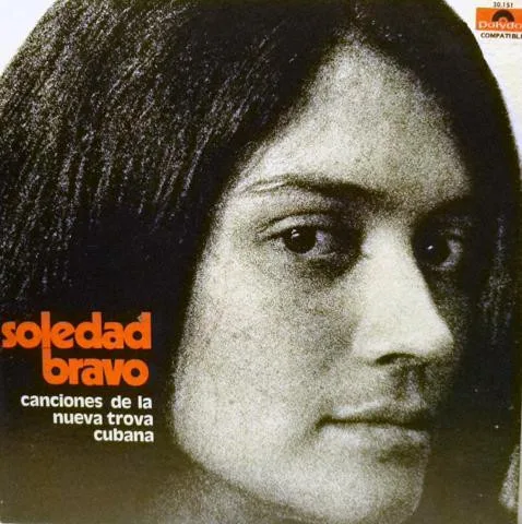 Capa de Soledad Bravo — Canciones De La Nueva Trova Cubana