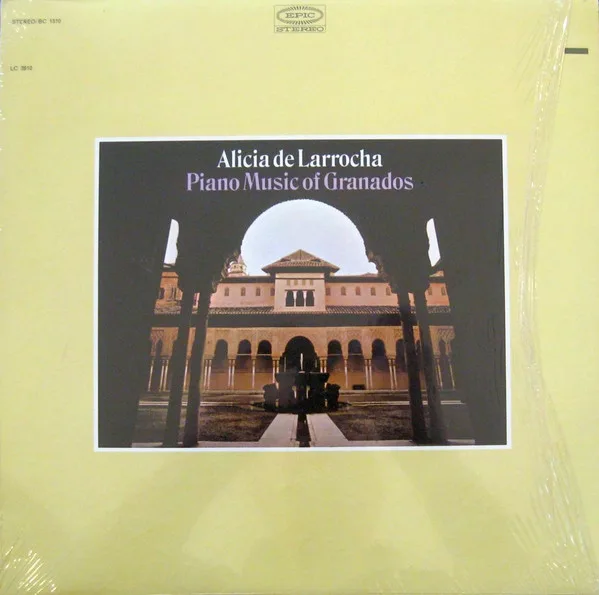 Capa de Alicia de Larrocha — Granados*