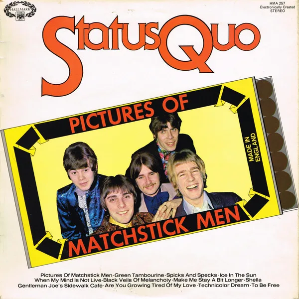 Capa de Status Quo — Pictures Of Matchstick Men