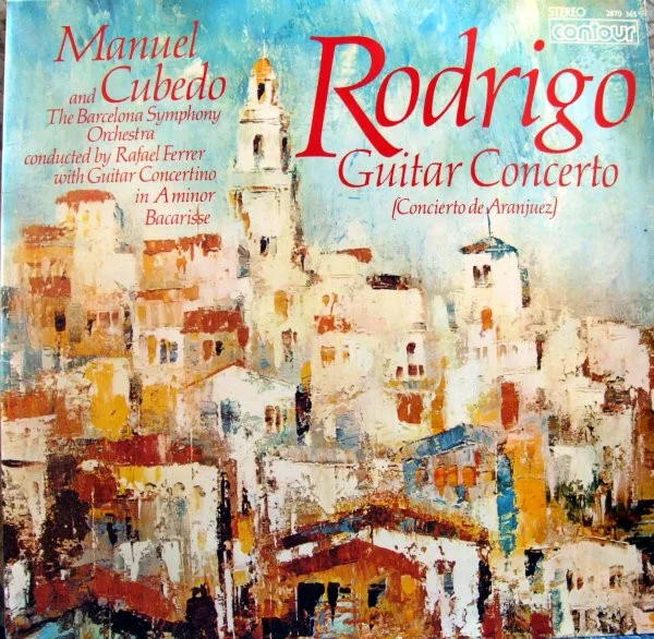 Capa de Joaquin Rodrigo* / Salvador Bacarisse — Manuel Cubedo, The Barcelona Symphony Orchestra*, Rafael Ferrer