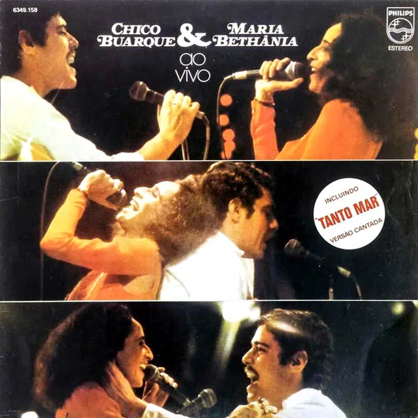 Capa de Chico Buarque & Maria Bethânia — Chico Buarque & Maria Bethânia Ao Vivo