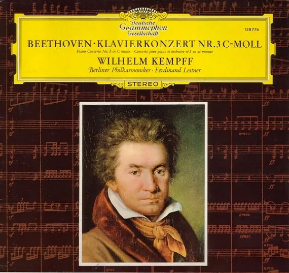 Capa de Beethoven* — Wilhelm Kempff · Berliner Philharmoniker · Ferdinand Leitner