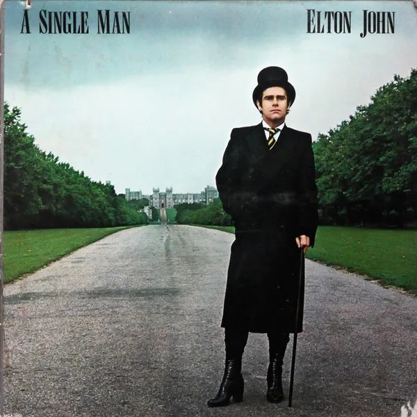Capa de Elton John — A Single Man