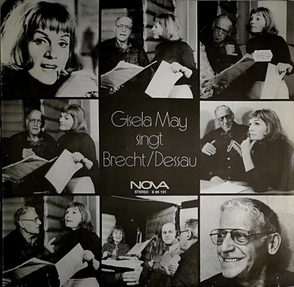 Capa de Gisela May — Gisela May Singt Brecht / Dessau