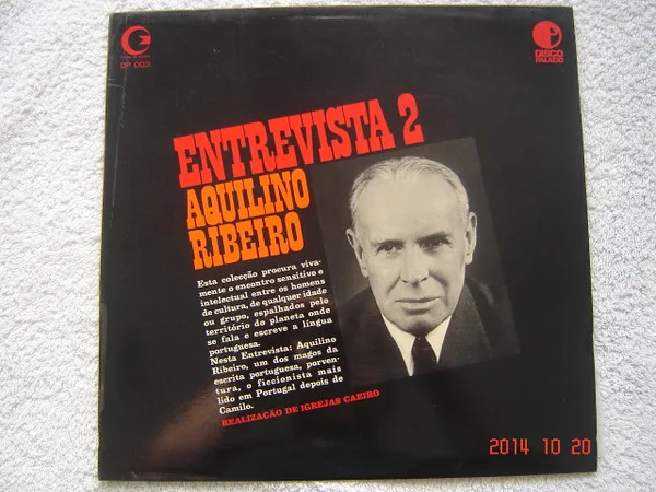 Capa de Aquilino Ribeiro — Entrevista 2