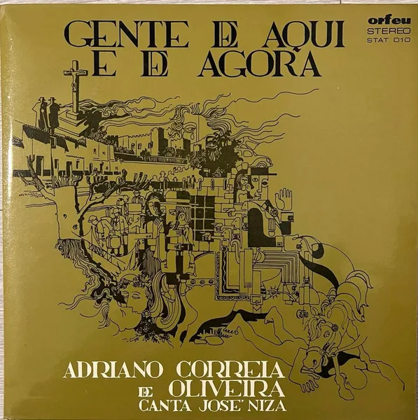 Capa de Adriano Correia De Oliveira — Gente De Aqui E De Agora