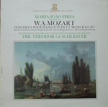 Capa de W. A. Mozart* — Maria João Pires*, Orchestre De Chambre De La Fondation Gulbenkian De Lisbonne*, Theodor Guschlbauer