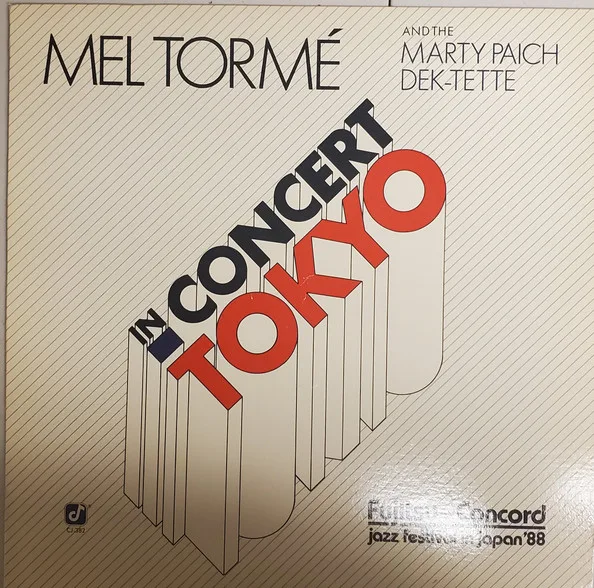 Capa de Mel Tormé And Marty Paich Dek-Tette, The — In Concert Tokyo