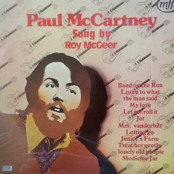 Capa de Roy McGeer — Paul McCartney Sung By Roy McGeer