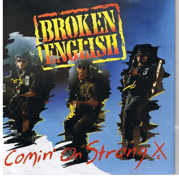 Capa de Broken English — Comin' On Strong
