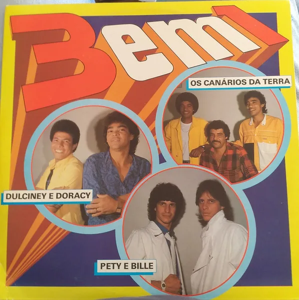 Capa de Os Canários Da Terra, Dulciney E Doracy, Pety E Bille — 3 EM 1
