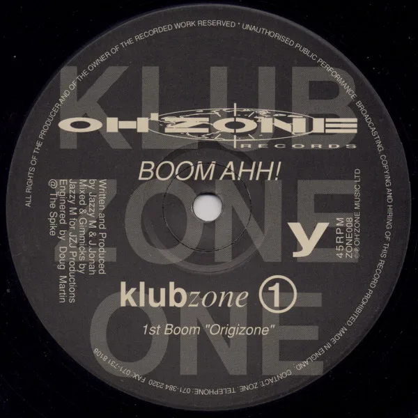 Capa de Klubzone 1 — Boom Ahh!